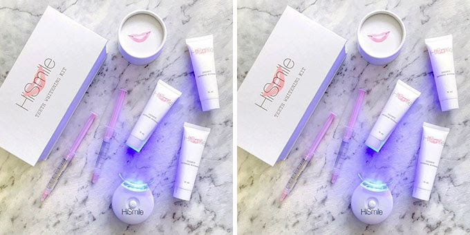 A product review of the HiSmile Teeth Whitening Kit and HiSmile Coconut Whitening Mouth Wash.