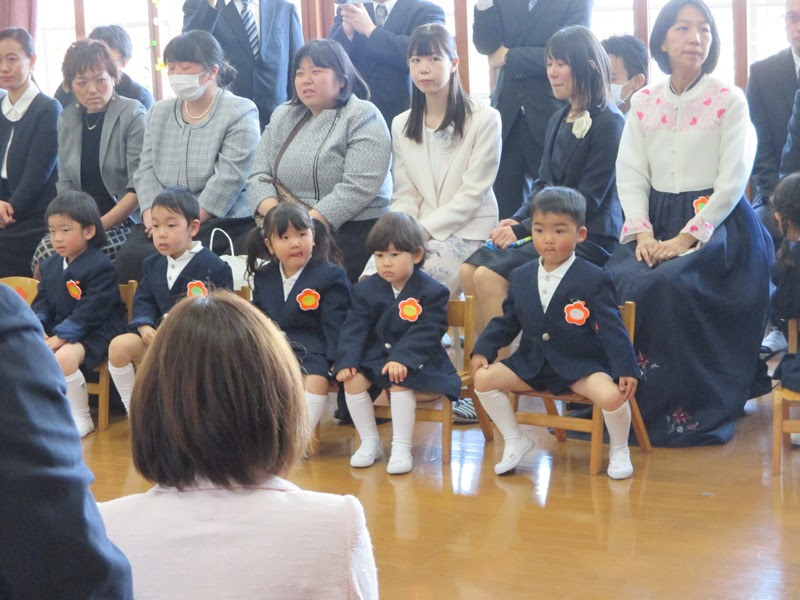 入園式の様子 聖母幼稚園blog