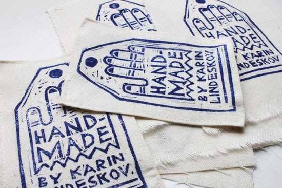 Handmade Logo by Karin Lindeskov, via Behance