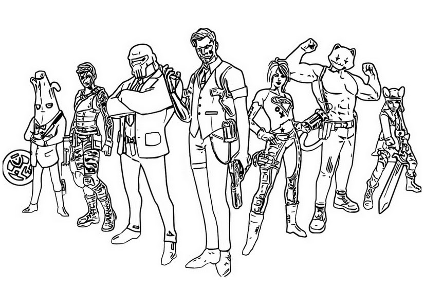Malvorlagen Fortnite Kapitel 2 Season 2 Battle Pass 6 Coloriage fortnite dessin à imprimer coloriage midas tier 100 top secret coloriage fortnite default skin coloring page male