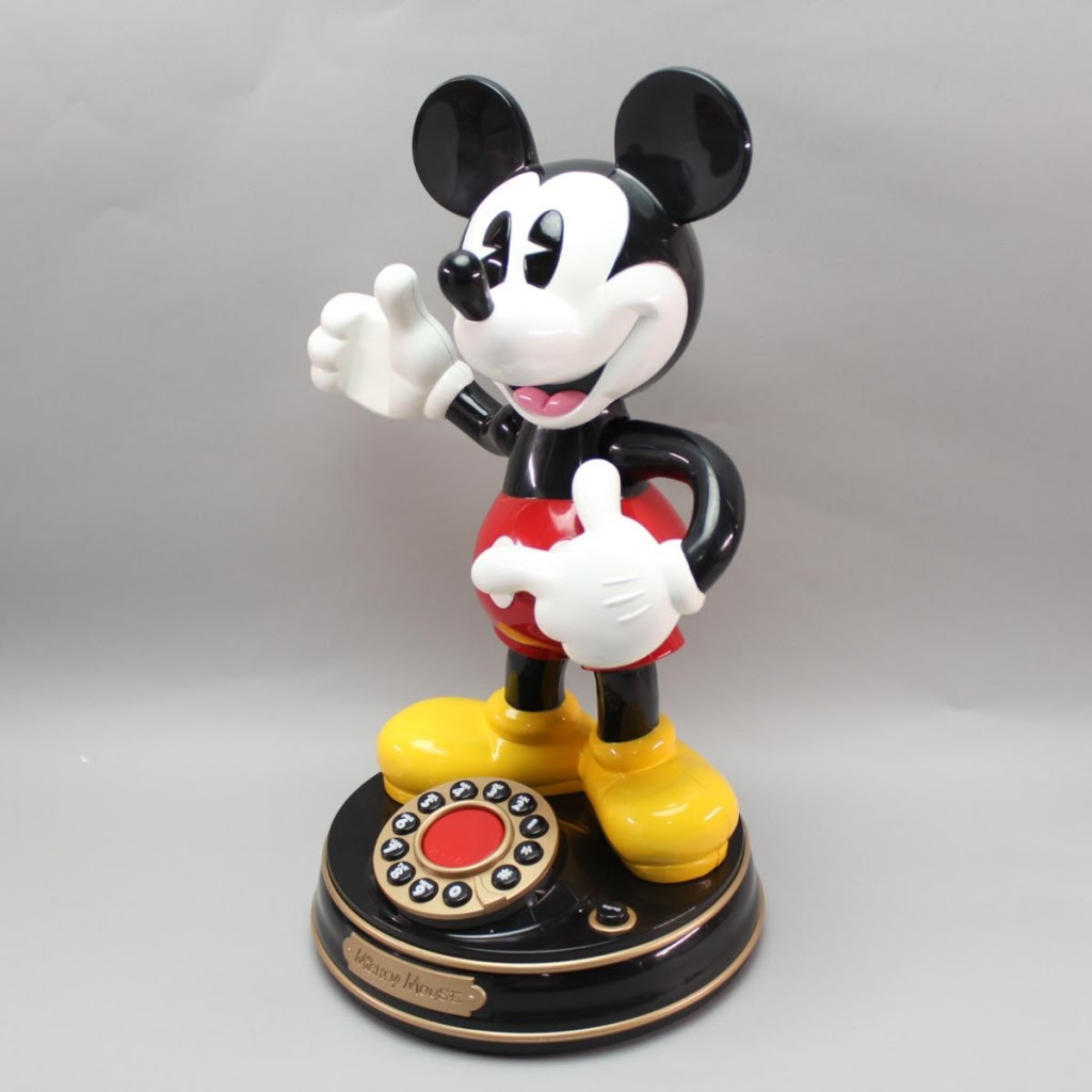 ディズニー 買取情報 ミッキーマウス Anniversary 75周年記念 黒電話 ネット宅配買取ネットリ