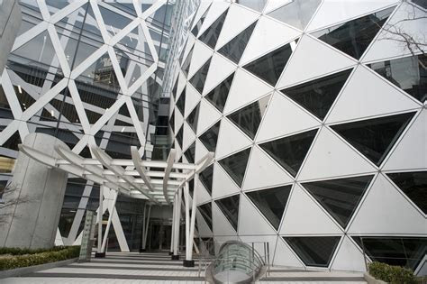 modern architecture tokyo japan  triangle