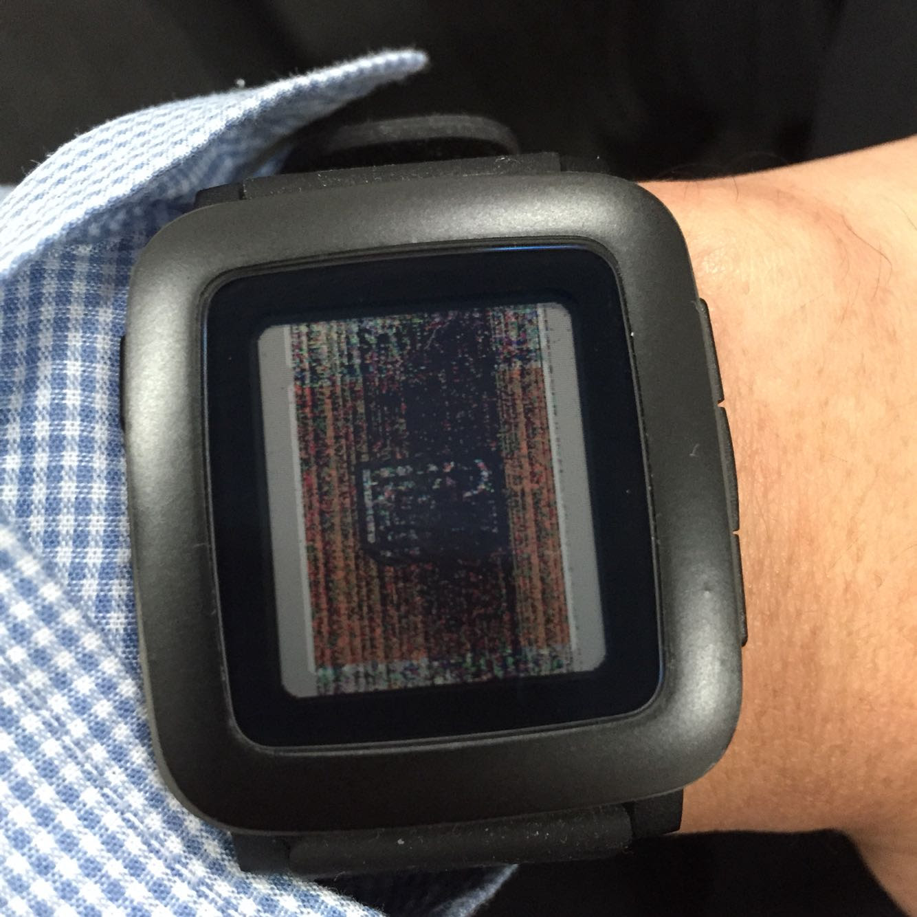 No Pebble Time Screen Tearing Pebble