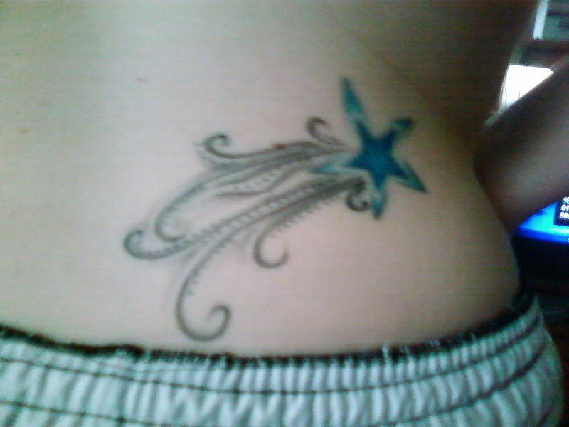 Lower Back Star Tattoo 4