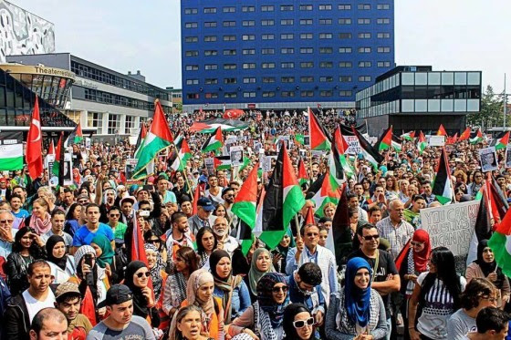 Spuiplein protest Gaza