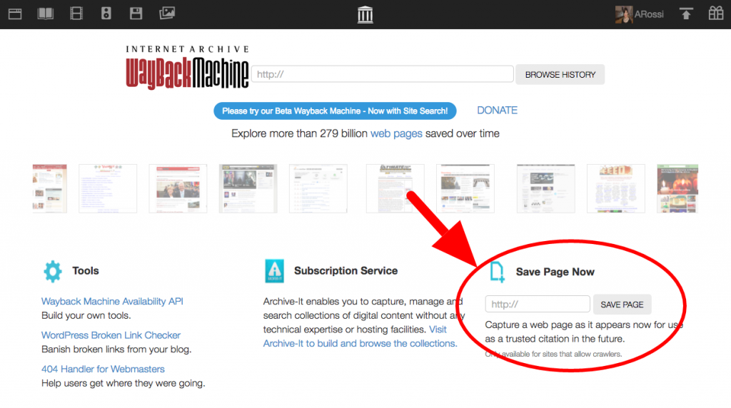 If You See Something Save Something 6 Ways To Save Pages In The Wayback Machine Internet Archive Blogs