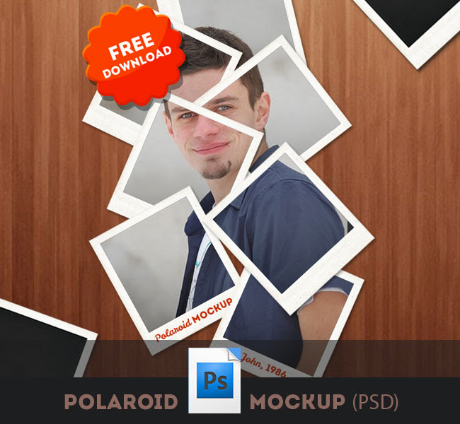 Download Polaroid Photo Frame PSD Mockup | PSDDude
