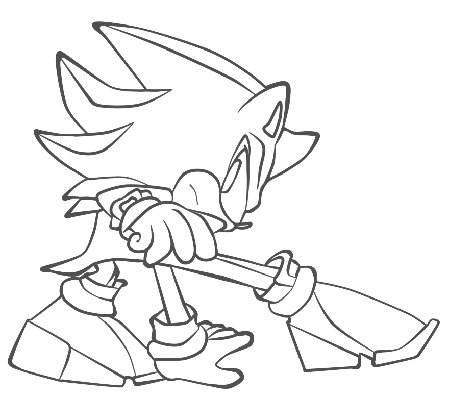 sonic the hedgehog coloring pages - Clip Art Library