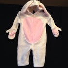 Baby Gap Infant, 3 -6 one piece zip up suit, snow, Bunny Suit