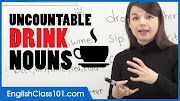 native speakers by language Uncountable English Nouns to Count Drinks - Basic English Grammar