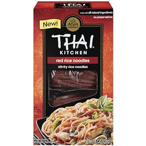 Thai Kitchen Rice Noodles, Red, 8 Ounce (Pack of 1)