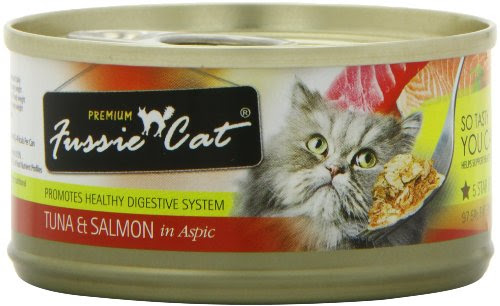 Fussie Cat Premium Tuna with Salmon Canned Cat Foo