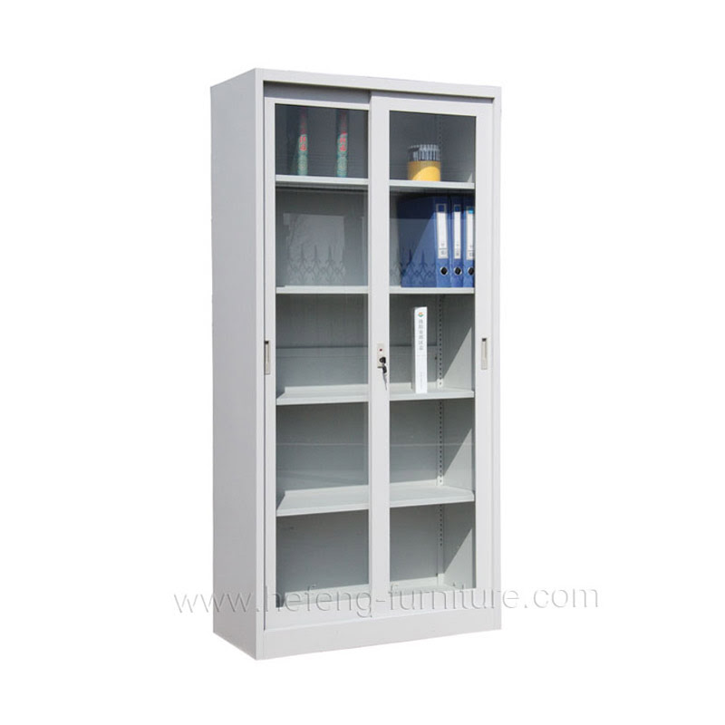 Lemari Arsip Besi Pintu Geser Kaca Hefeng Furniture Lemari Arsip Besi Pintu Geser Kaca Hefeng Furniture