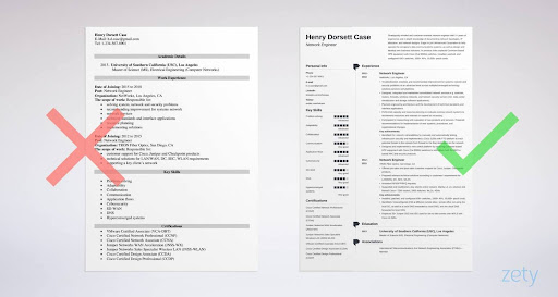 Networking Resume Samples