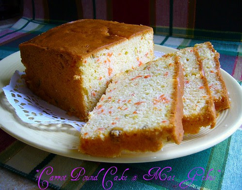 Carrot Pound Cake