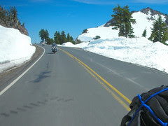 Dawg behind me on West Rim Drive