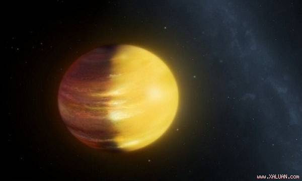 Hành tinh HAT-P-7b ở cách Trái Đất 1.048 năm ánh sáng. Ảnh: Đại học Warwick.