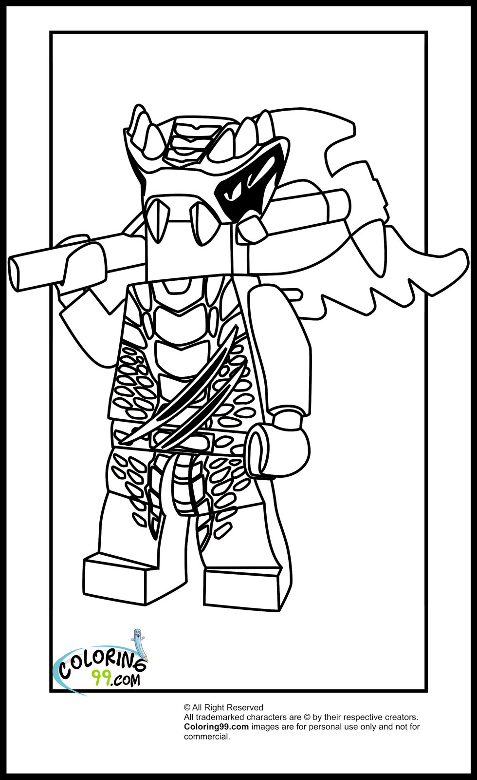 Coloriage ninjago gratuit dessin a imprimer 199