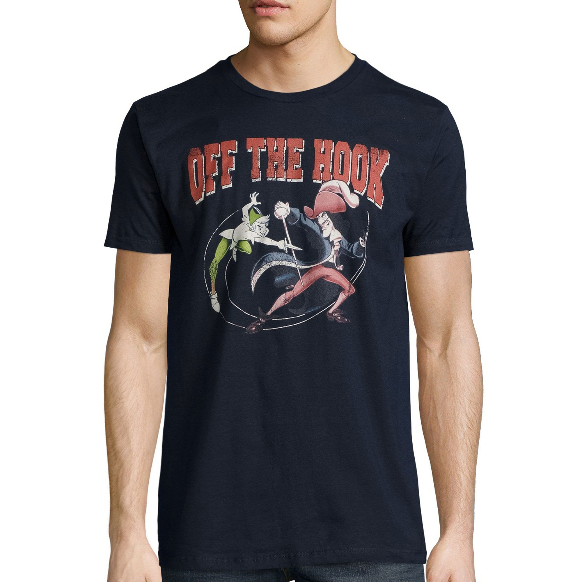 Disney Collection Short-Sleeve Peter Pan vs. Captain Hook Tee