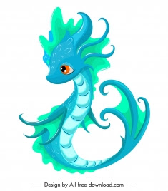 Download Baby Dragon Icons Cute Colorful Cartoon Characters Design Vectors Stock For Free Download About 6 Vectors Stock In Ai Eps Cdr Svg Format