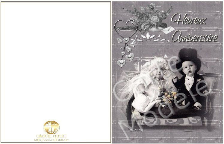 Carte A Imprimer Anniversaire Mariage Cartes A Imprimer Celestill