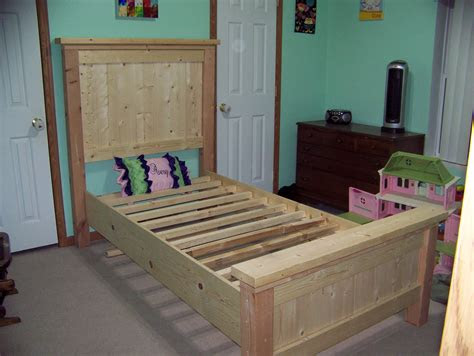 woodworking plans twin bed