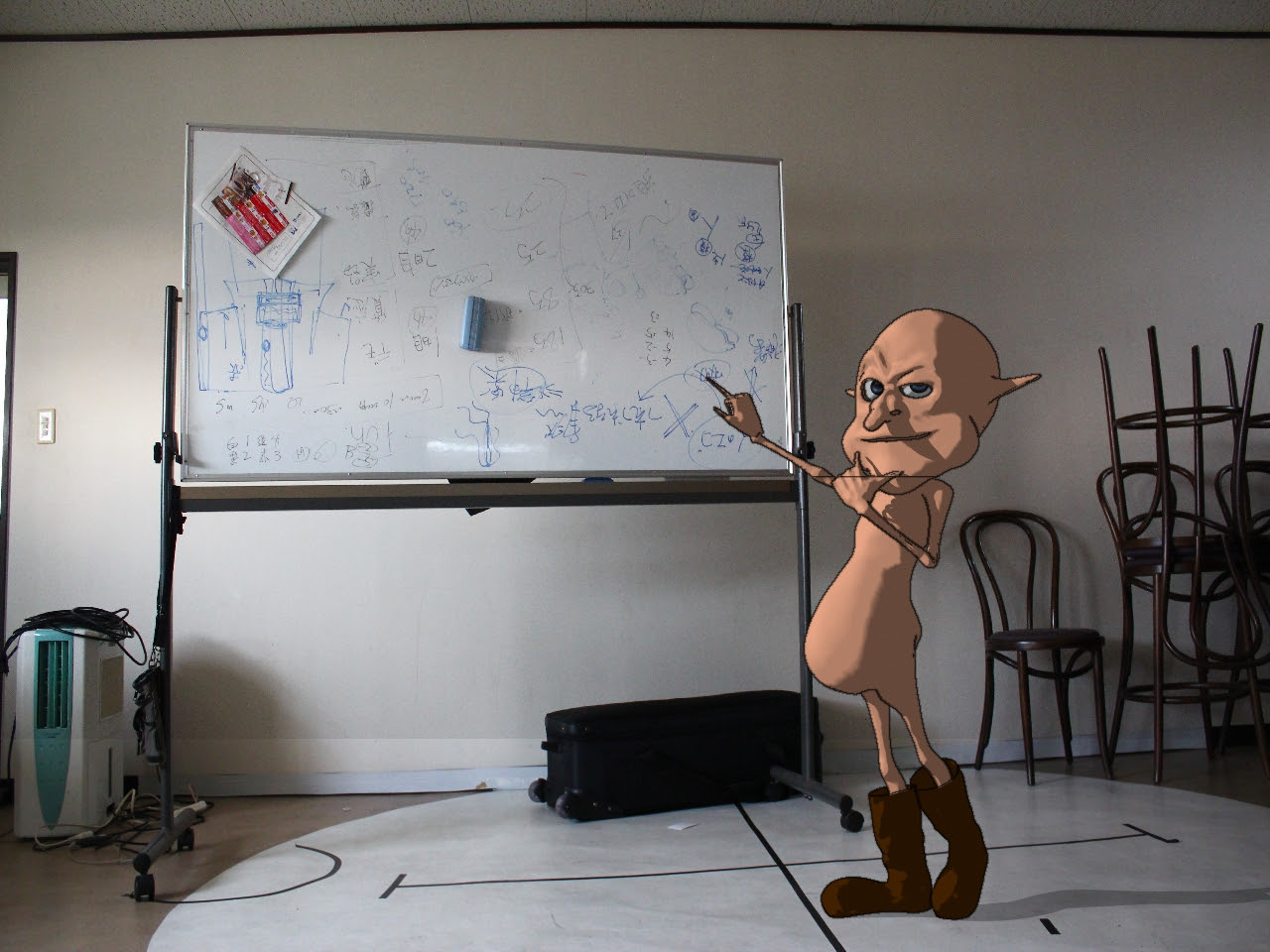 アニメ風と実写の合成について Perkup