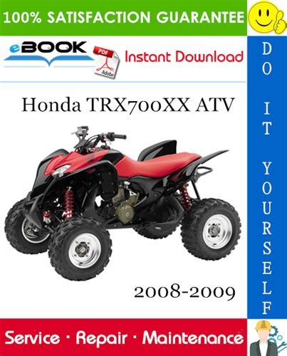 PDF 2008 2009 Honda Trx700xx 700 Atv Service Repair Manual