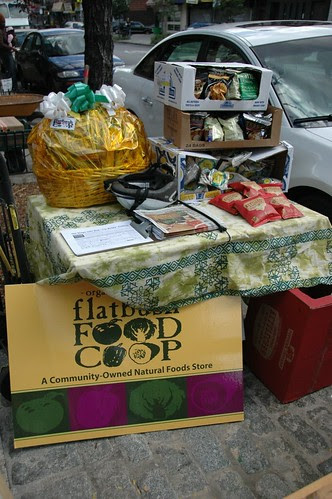 Bounty donated by the Flatbush Food Coop