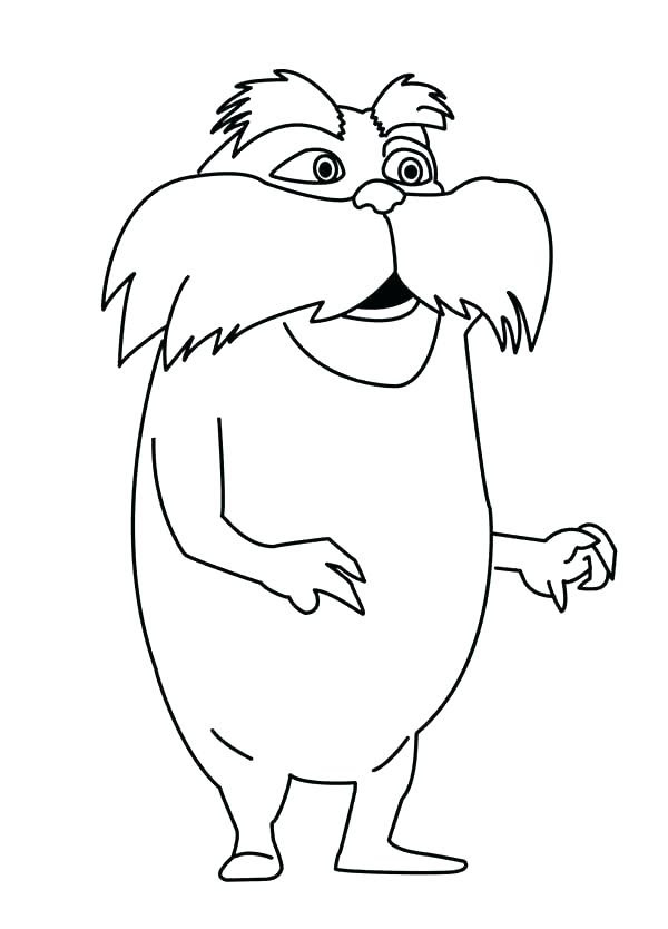 The best free Lorax coloring page images. Download from ...