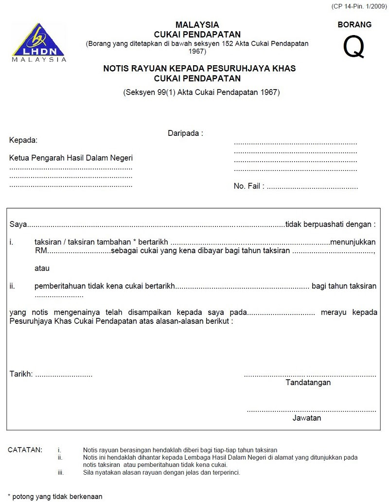 Tips Membuat Rayuan Terhadap Taksiran Cukai LHDN - Majalah 