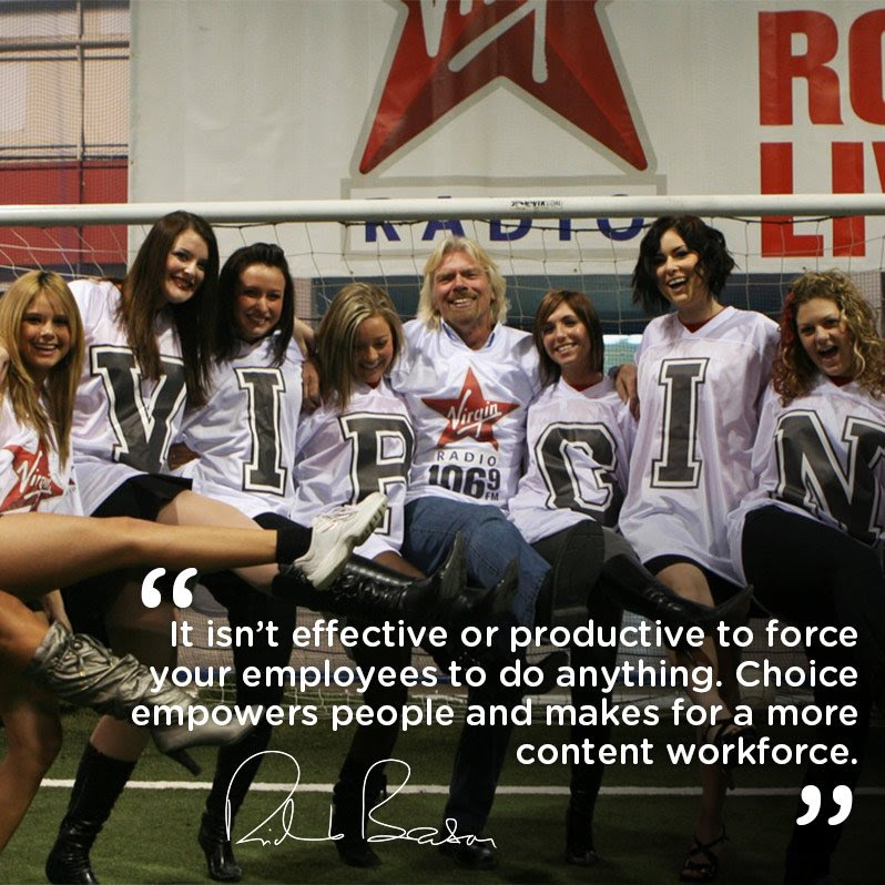 RICHARD BRANSON QUOTES TRAIN YOUR EMPLOYEES image quotes 