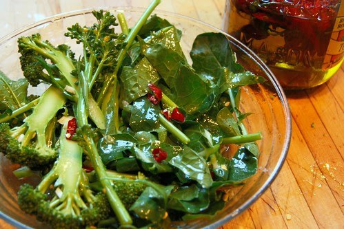 broccoli with garlic and chiles