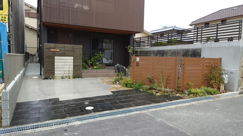 外構 エクステリア施工例 新規 大阪 堺