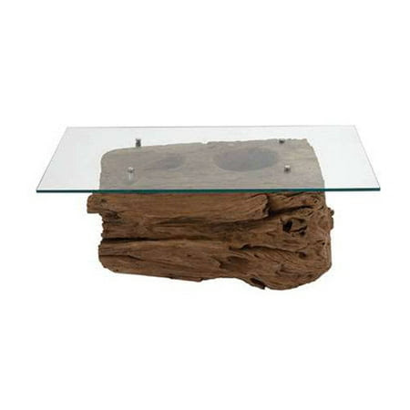Limited Offer Coffee Table Glass Top Rugged Driftwood Home Furniture
Decor 38430 Before Special Offer Ends
