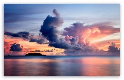Sunset Clouds Guam Ultra Hd Desktop Background Wallpaper For
