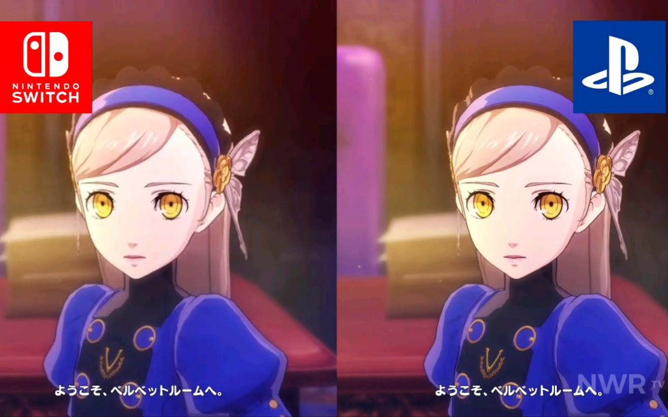 对比 女神异闻录5 乱战 魅影攻手 Switch版vs Ps4版画面对比p5s Ns Persona 5 Scramble 哔哩哔哩 Bilibili