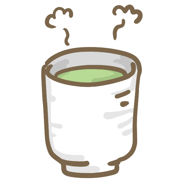 緑茶のイラスト かわいいフリー素材が無料のイラストレイン