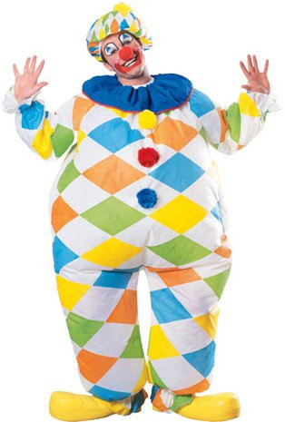 Adult Inflatable Clown Costume  