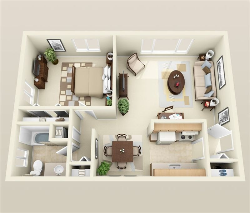 1 Bedroom Apartment House Plans 1 Bedroom Apartment House Plans
