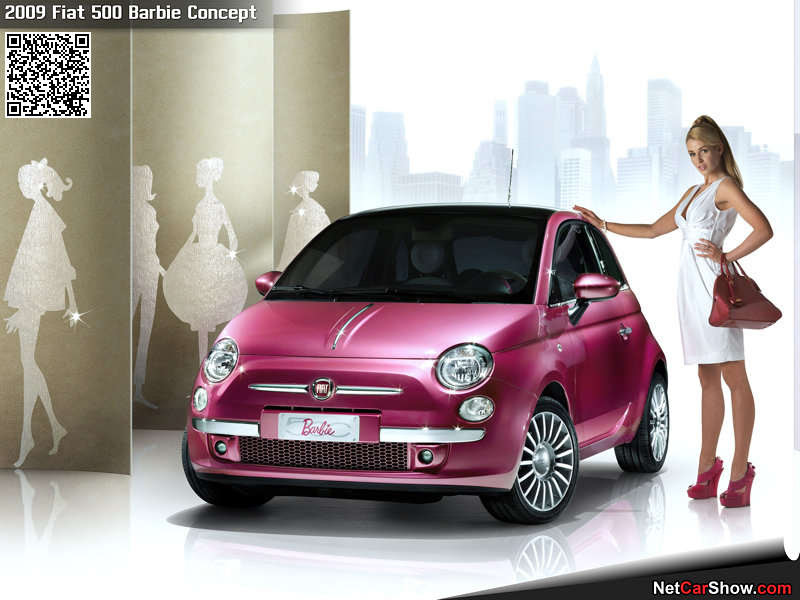 2009 Fiat 500 Barbie Concept. Fiat 500 Barbie Concept