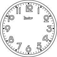 時計の文字盤の作成 アンティーク掛時計の工作室