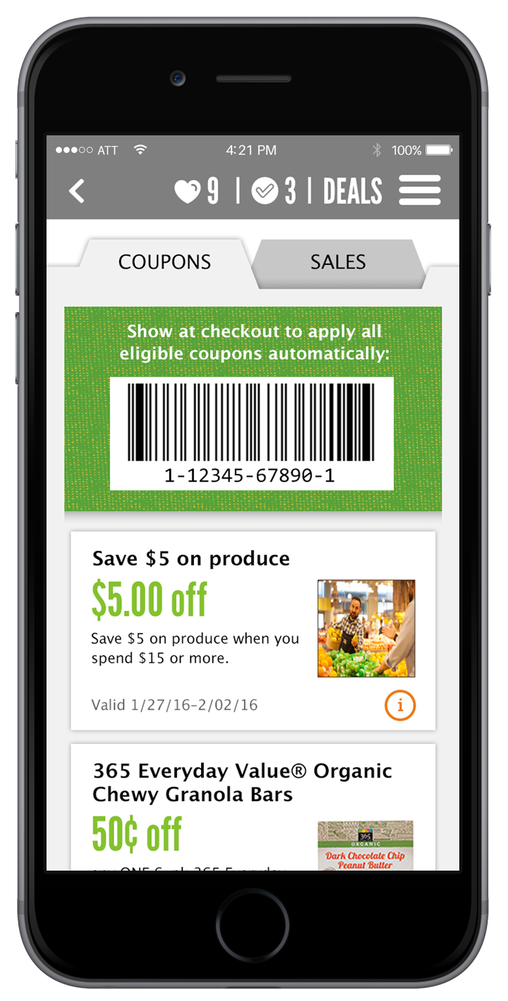 Digital Coupon FAQ | The Whole Foods Market® App | Whole Foods Market