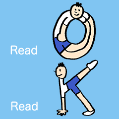 人文字くん アルファベットと数字 Lineスタンプ Koki