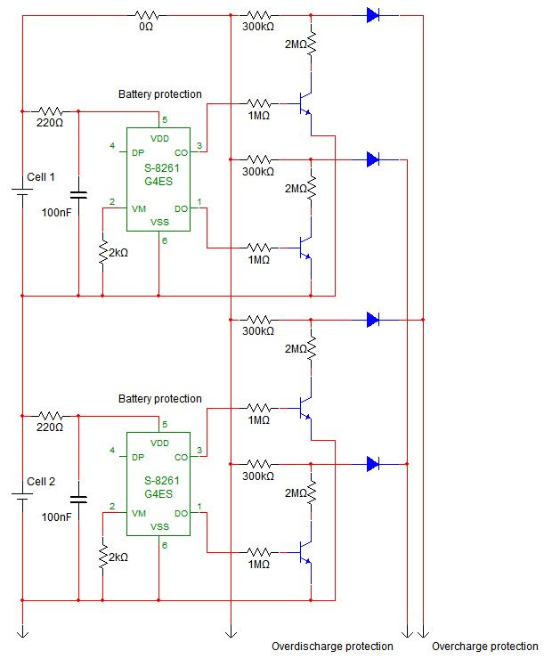 BMS battery cell voltage protection