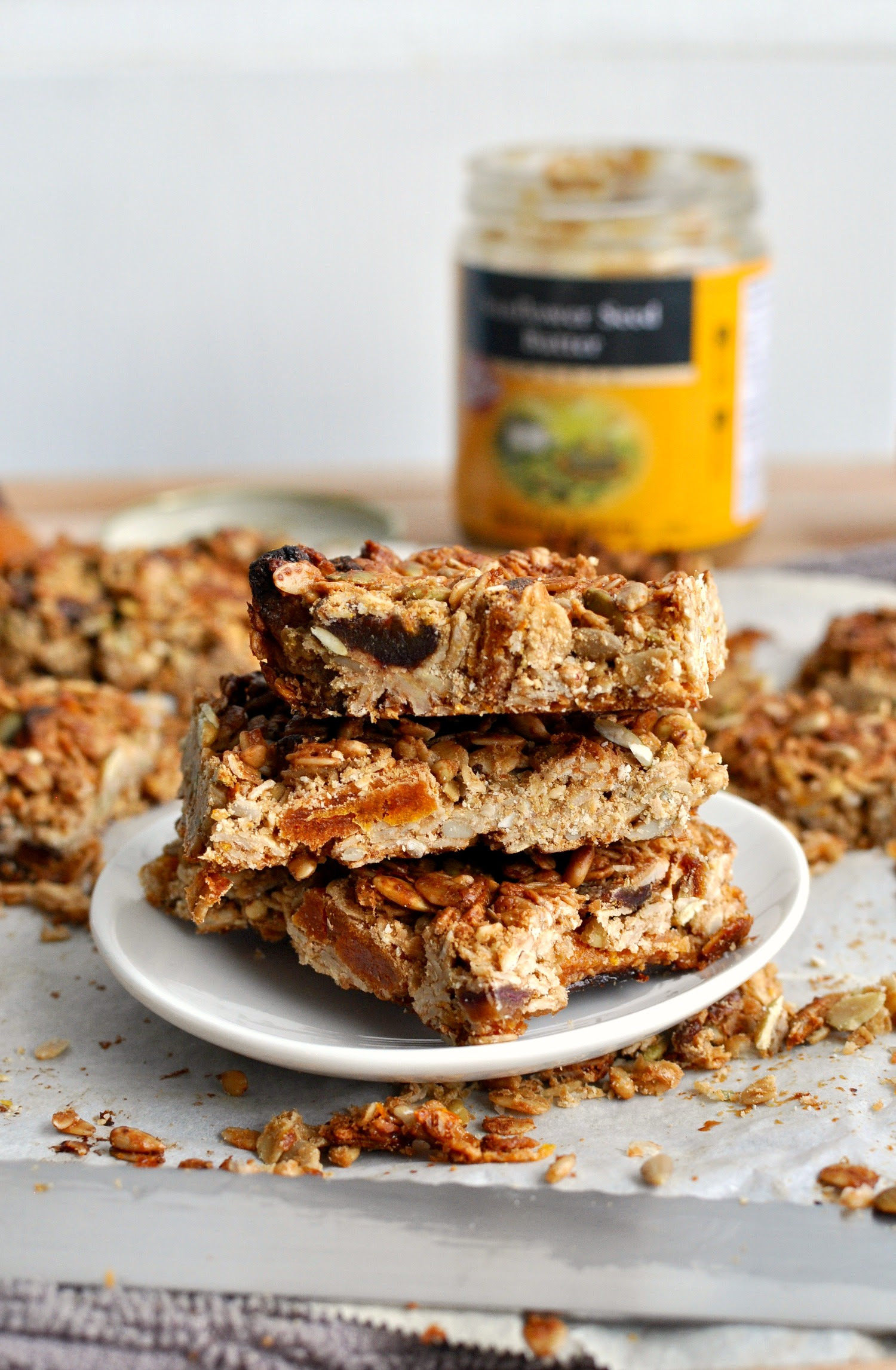Apricot Sunflower Granola Bars Recipe My Second Breakfast