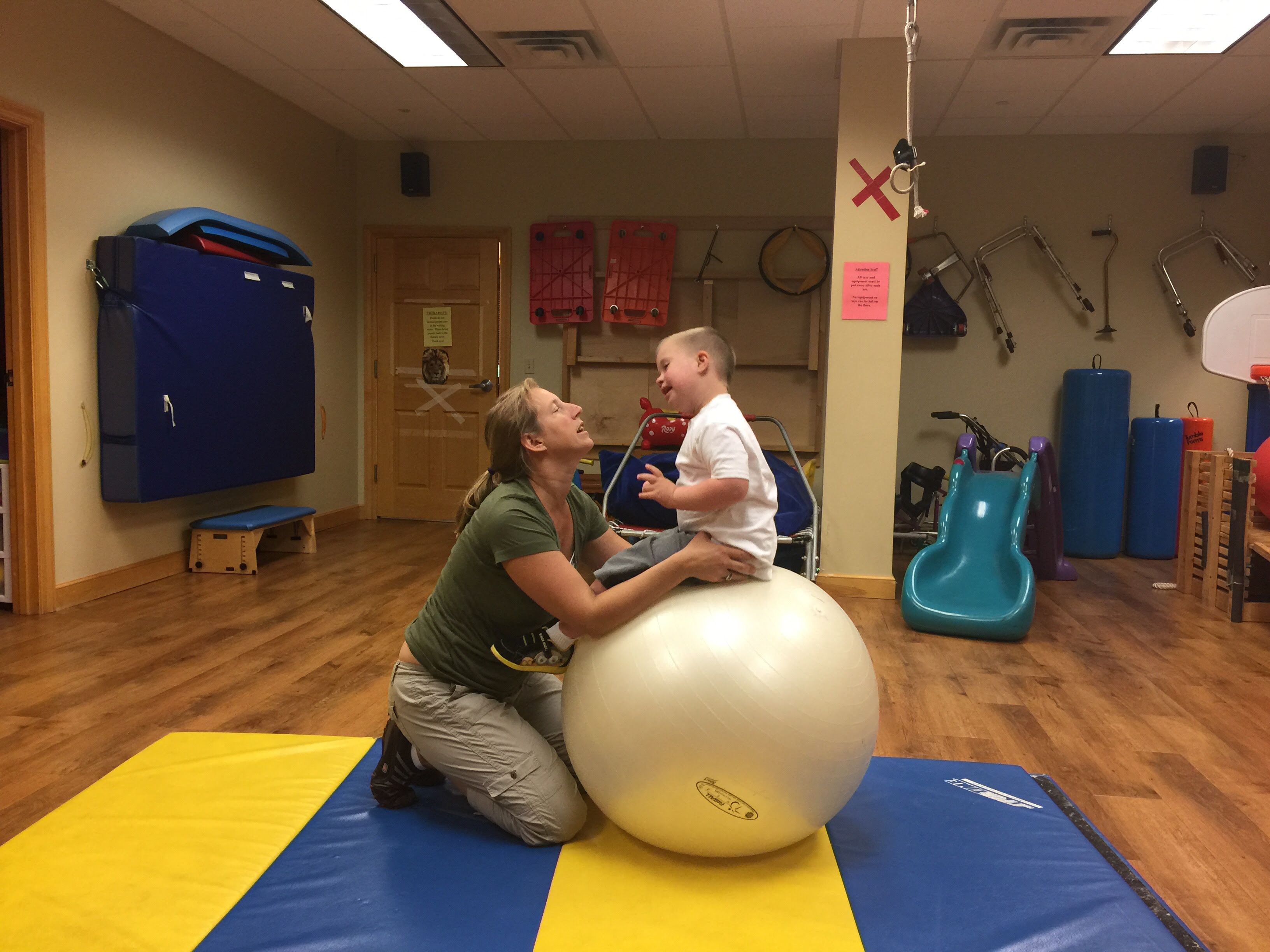 4 Reasons An Exercise Ball Is Great For Hypotonia in Down ...