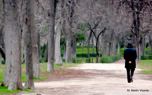 un paseo a solas
