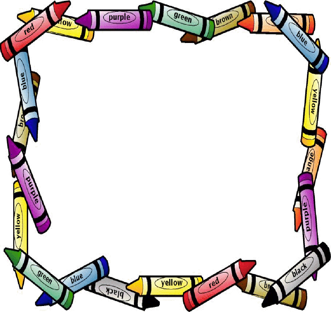 crayons border clipart xTgzjAETA