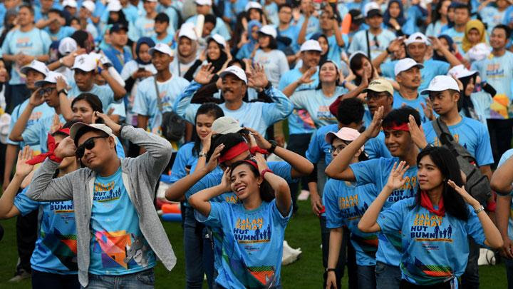 Pandemi Corona Kemenpora Adakan Lomba Senam Stay at Home 